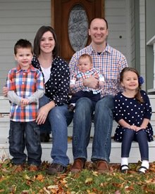 Dr Tyson Buck and family